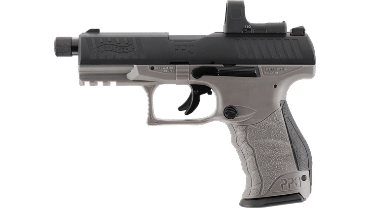 Walther PPQ M2 Q4 TAC Combo 4.6" Set CO2 Air Pistol .177